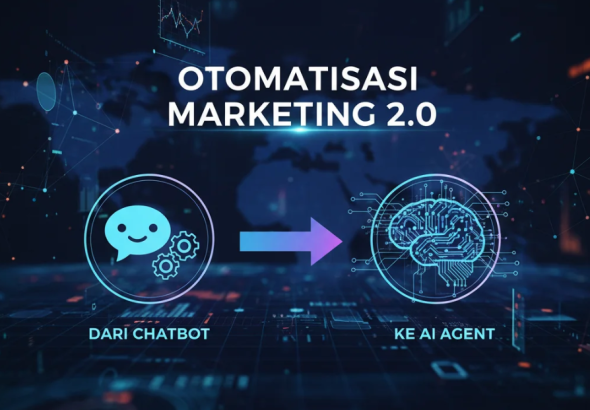 Pelajari evolusi otomatisasi marketing dari chatbot ke AI Agent. Temukan manfaat, cara kerja, dan dampaknya pada strategi pemasaran modern.