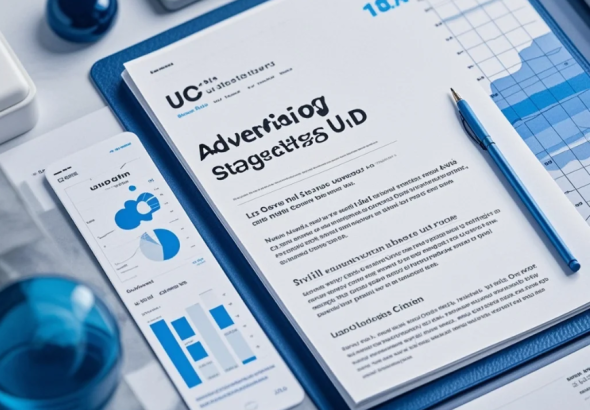 Seseorang merekam video UGC dengan smartphone dan catatan script iklan singkat